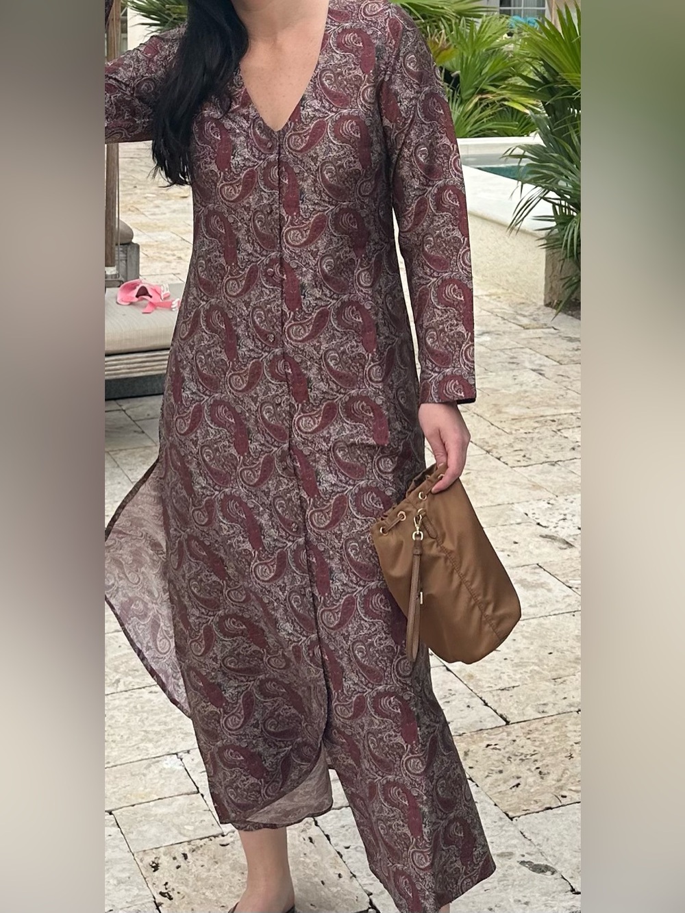 Julia amory Gabriella dress in paisley. XS